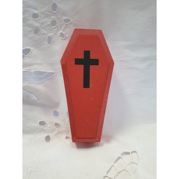Caixão Preto / Vermelho