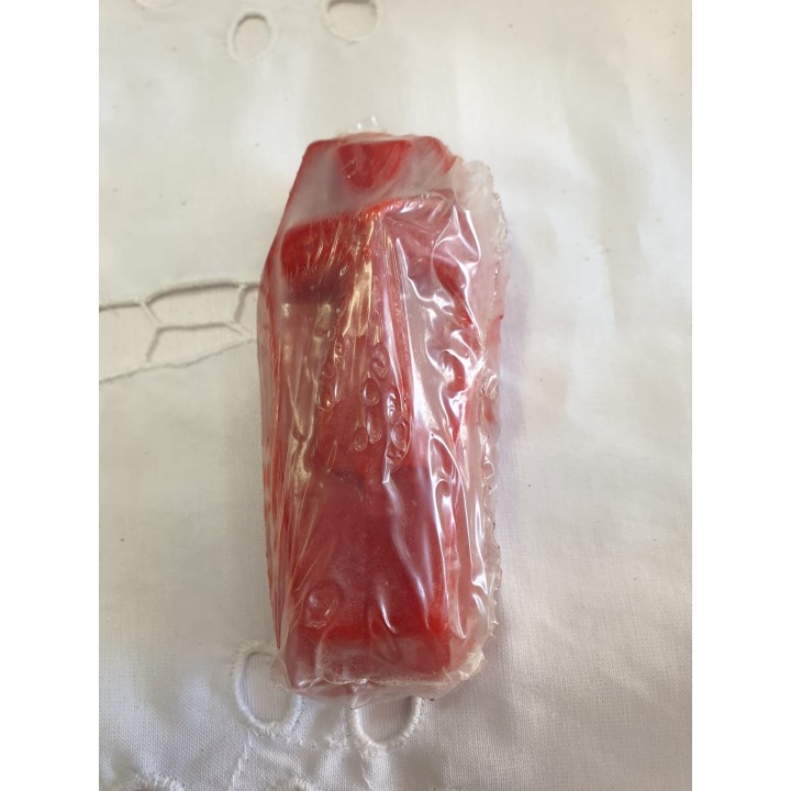 Vela Caixão de Cera Vermelho / Branco