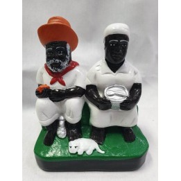 Imagens de Preto Velho em Gesso 20cm