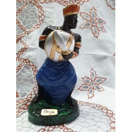 Imagem de Ogun em Gesso 25cm