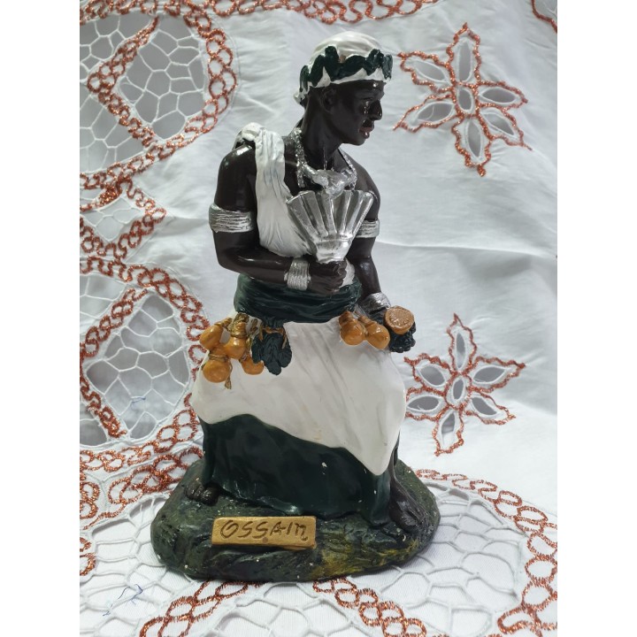 Imagem de Ossain em Gesso 25cm