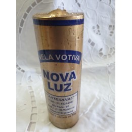Vela Votiva de 7 dias - Dourada