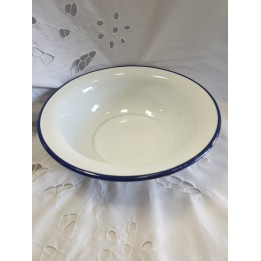 Bacia Ágata 32cm - Rebordo em Azul